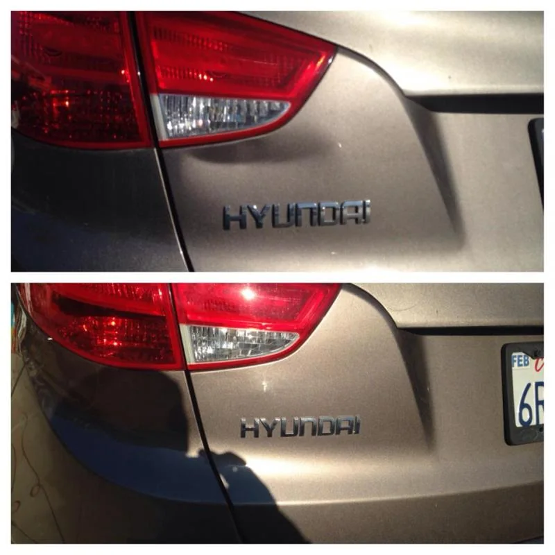 Hyundai Rear Fender Trunk Dent Repair