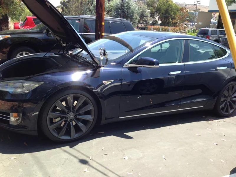 Tesla Model Door and Side Body Dent Repair